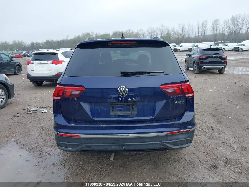 2023 Volkswagen Tiguan VIN: 3VVMB7AX3PM020364 Lot: 11998938