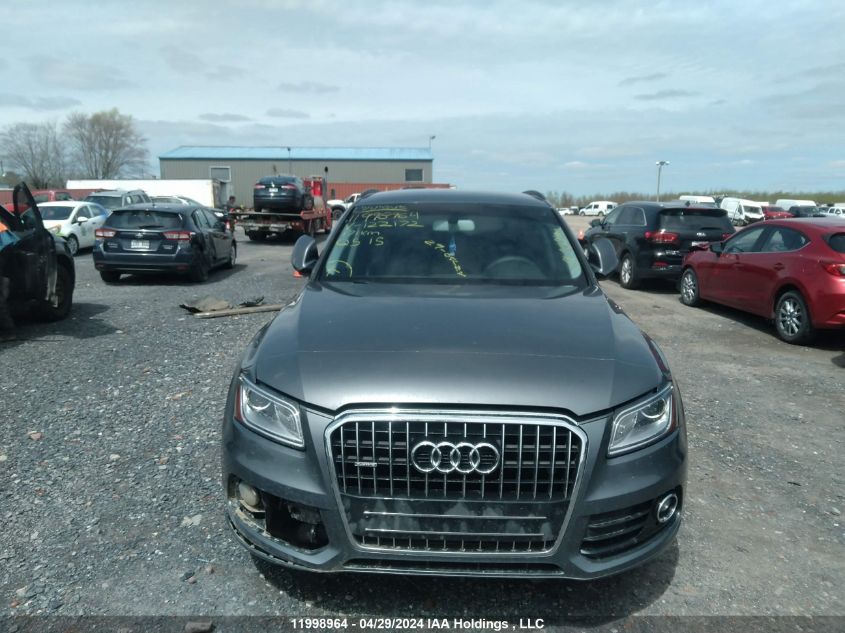 2015 Audi Q5 VIN: WA1CFCFP3FA122172 Lot: 11998964