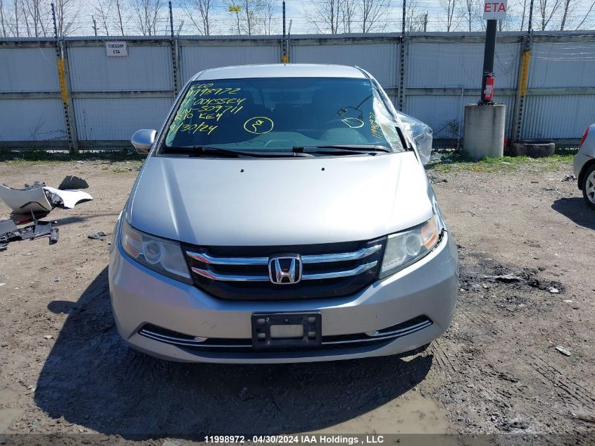 2014 Honda Odyssey Ex VIN: 5FNRL5H47EB509711 Lot: 11998972