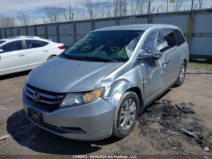 2014 Honda Odyssey Ex VIN: 5FNRL5H47EB509711 Lot: 11998972