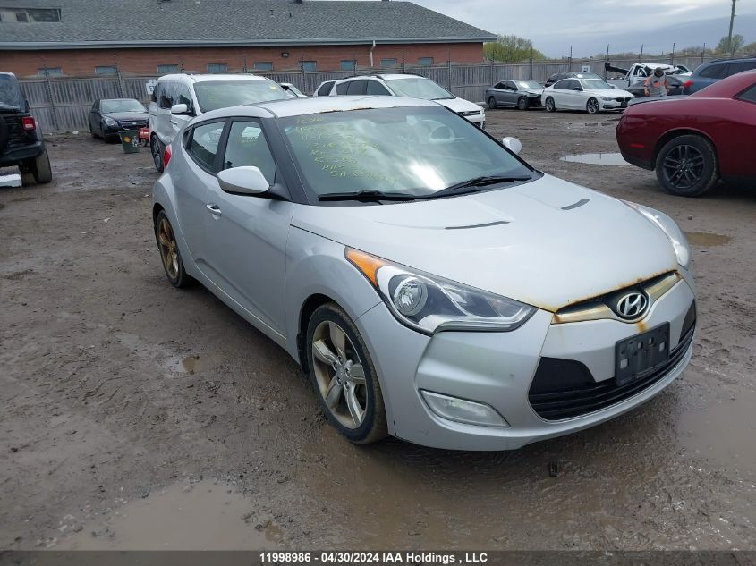 2013 Hyundai Veloster VIN: KMHTC6AD0DU125213 Lot: 11998986