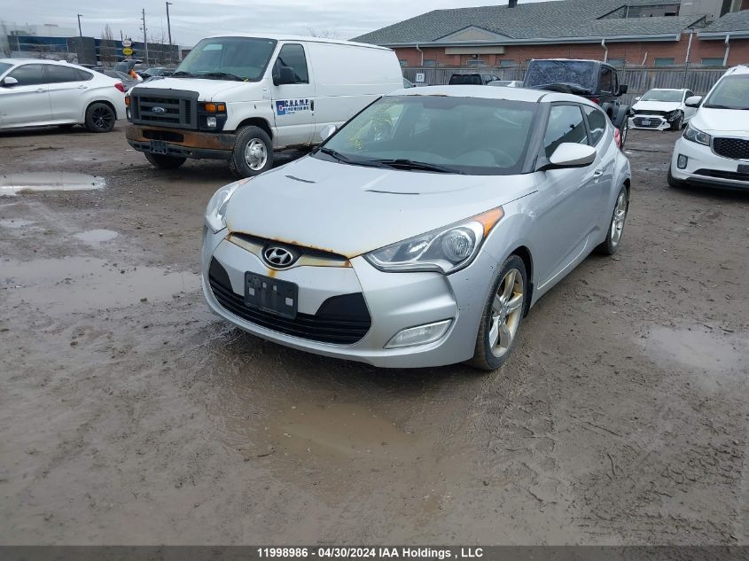 2013 Hyundai Veloster VIN: KMHTC6AD0DU125213 Lot: 11998986