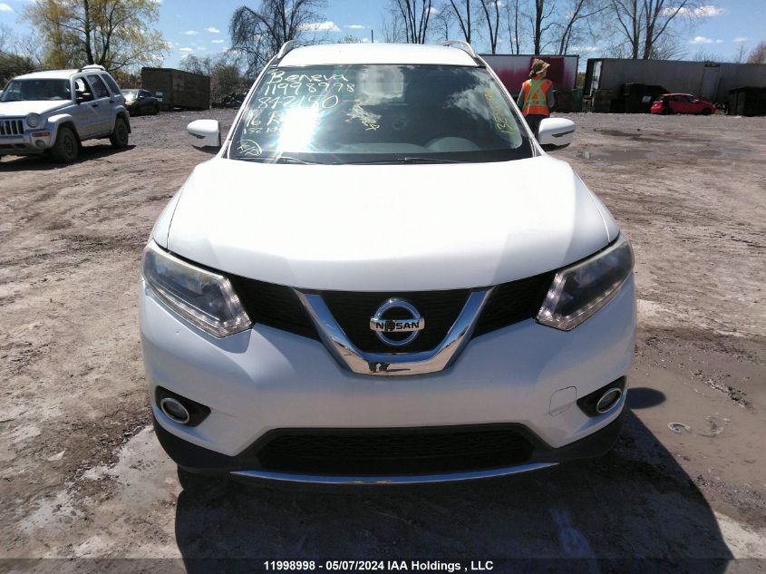 2016 Nissan Rogue VIN: 5N1AT2MV6GC842150 Lot: 11998998