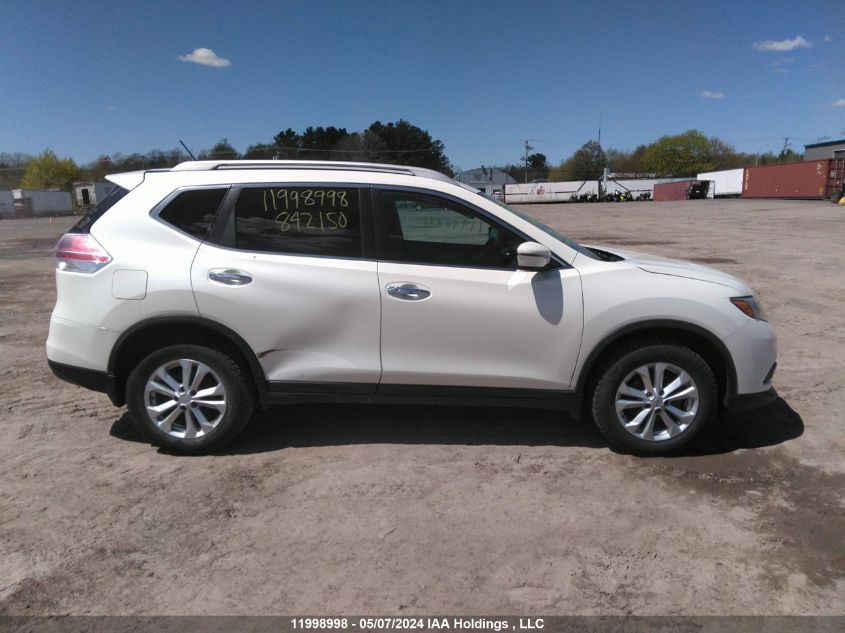 2016 Nissan Rogue VIN: 5N1AT2MV6GC842150 Lot: 11998998