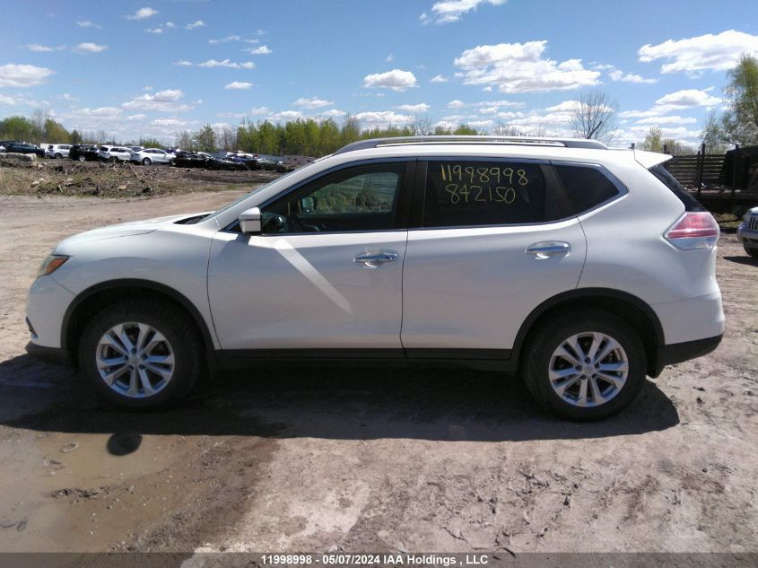 2016 Nissan Rogue VIN: 5N1AT2MV6GC842150 Lot: 11998998