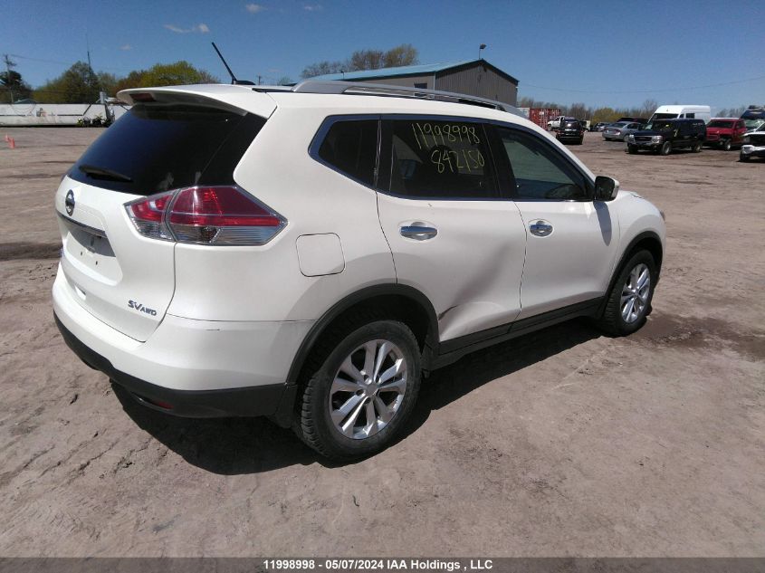 2016 Nissan Rogue VIN: 5N1AT2MV6GC842150 Lot: 11998998