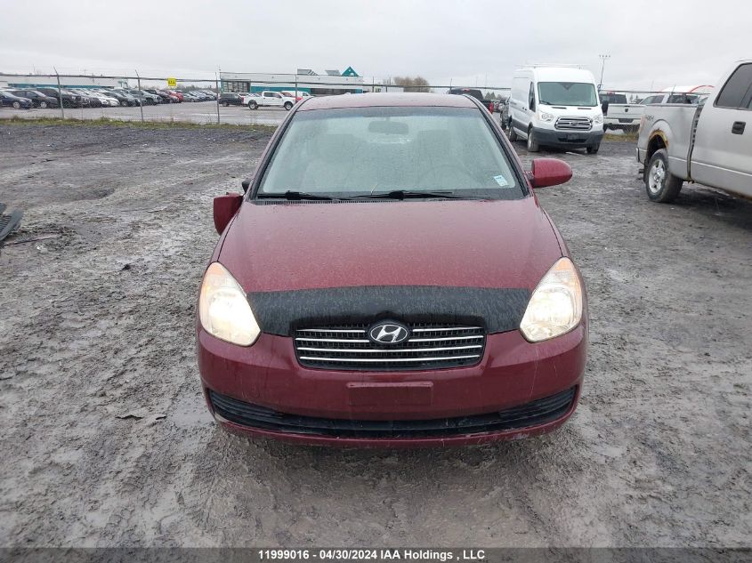 2009 Hyundai Accent Gls VIN: KMHCN45C69U384313 Lot: 11999016