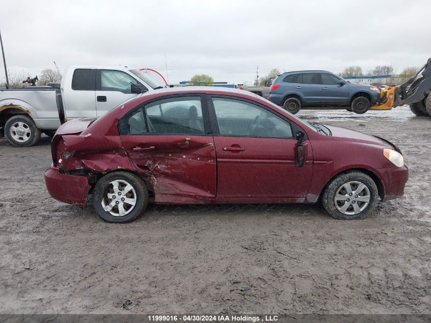 2009 Hyundai Accent Gls VIN: KMHCN45C69U384313 Lot: 11999016