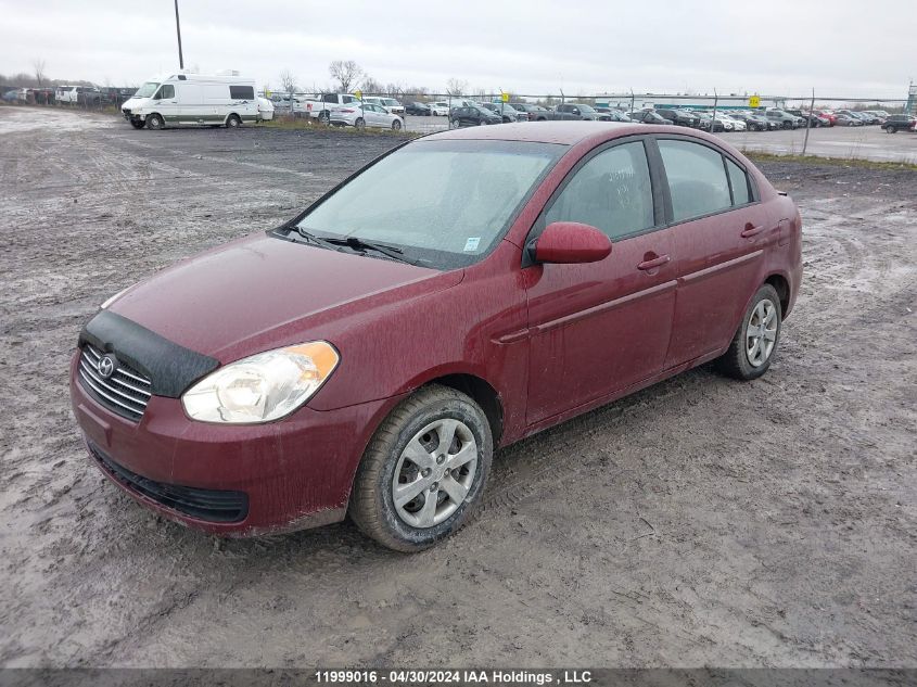 2009 Hyundai Accent Gls VIN: KMHCN45C69U384313 Lot: 11999016