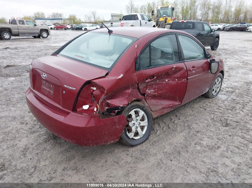 2009 Hyundai Accent Gls VIN: KMHCN45C69U384313 Lot: 11999016