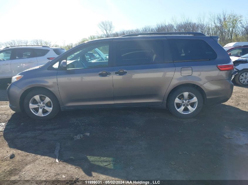 2016 Toyota Sienna VIN: 5TDZK3DC5GS728198 Lot: 11999031