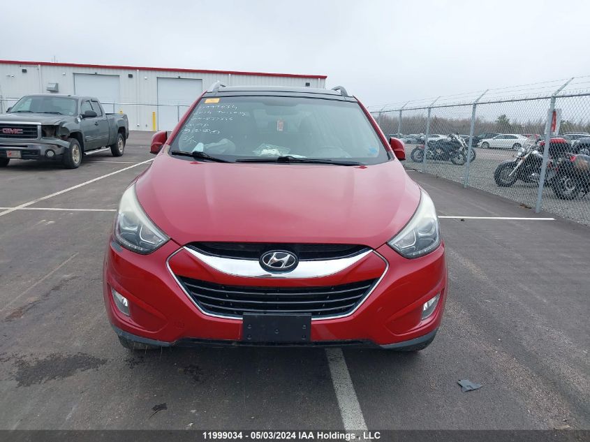 2014 Hyundai Tucson Limited VIN: KM8JUCAG0EU839356 Lot: 11999034