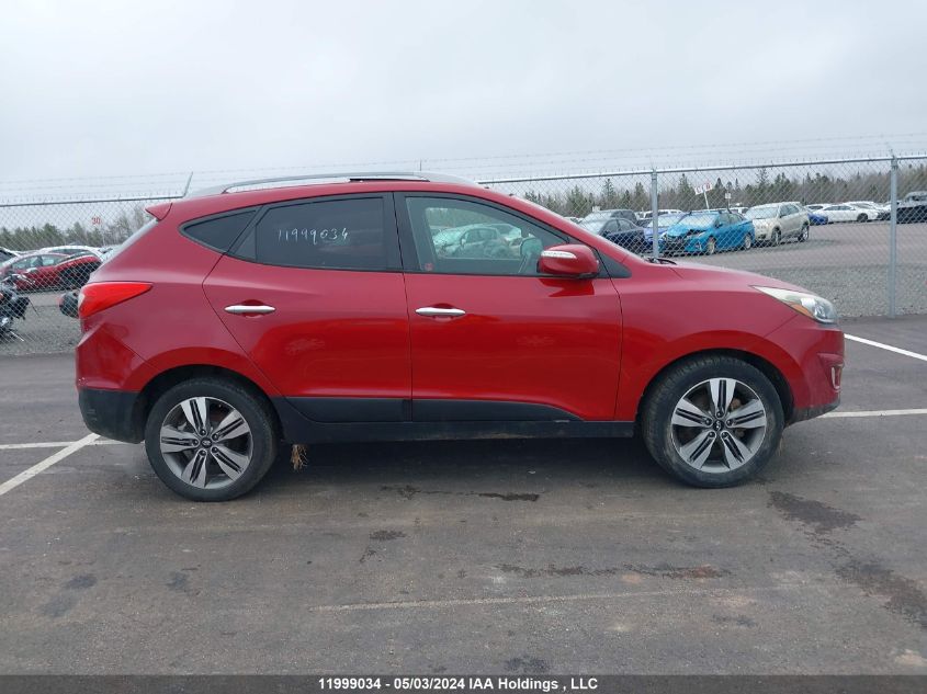 2014 Hyundai Tucson Limited VIN: KM8JUCAG0EU839356 Lot: 11999034