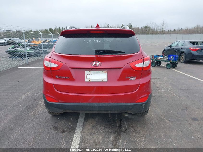 2014 Hyundai Tucson Limited VIN: KM8JUCAG0EU839356 Lot: 11999034
