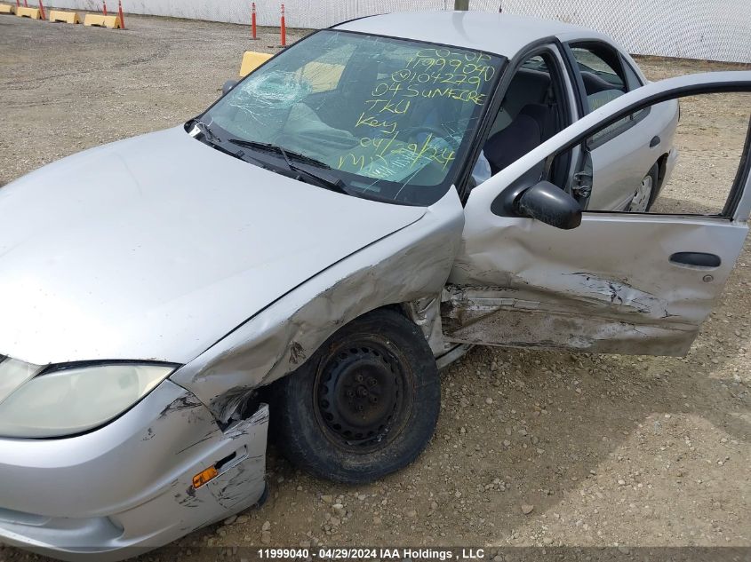 2004 Pontiac Sunfire VIN: 3G2JB52F64S104279 Lot: 11999040