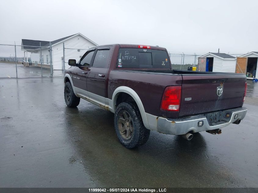 2012 Dodge Ram 1500 Laramie VIN: 1C6RD7NT1CS158077 Lot: 11999042