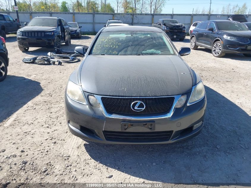 2009 Lexus Gs 350 VIN: JTHCE96S190021835 Lot: 11999053