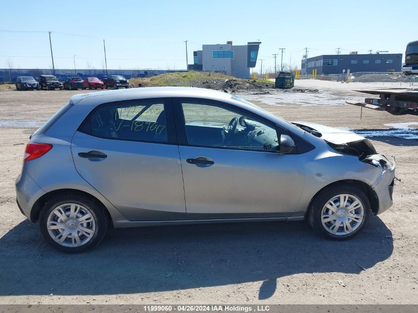 2014 Mazda Mazda2 Sport VIN: JM1DE1KY1E0189647 Lot: 11999060