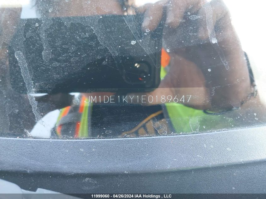 2014 Mazda Mazda2 Sport VIN: JM1DE1KY1E0189647 Lot: 11999060