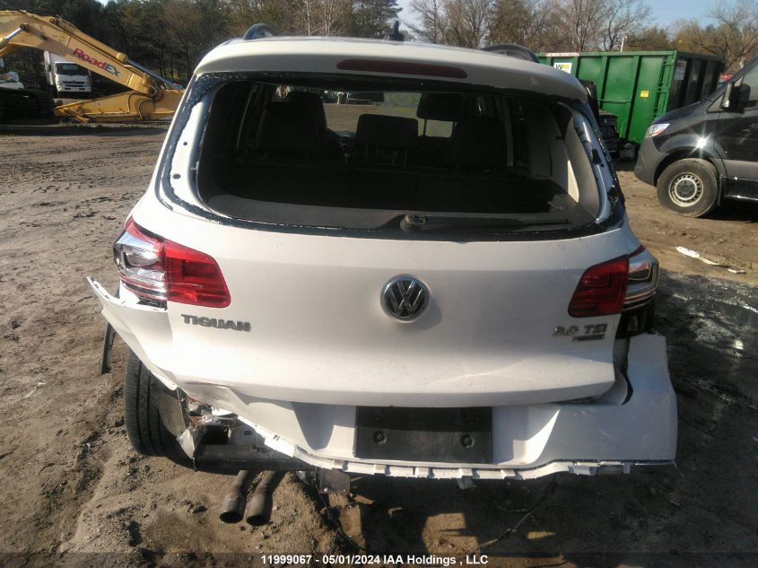 2012 Volkswagen Tiguan VIN: WVGBV7AX4CW520634 Lot: 11999067