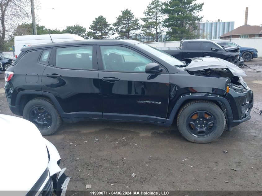 2019 Jeep Compass Sport VIN: 3C4NJCAB8KT762535 Lot: 11999071