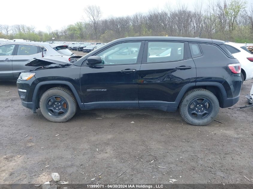 2019 Jeep Compass Sport VIN: 3C4NJCAB8KT762535 Lot: 11999071