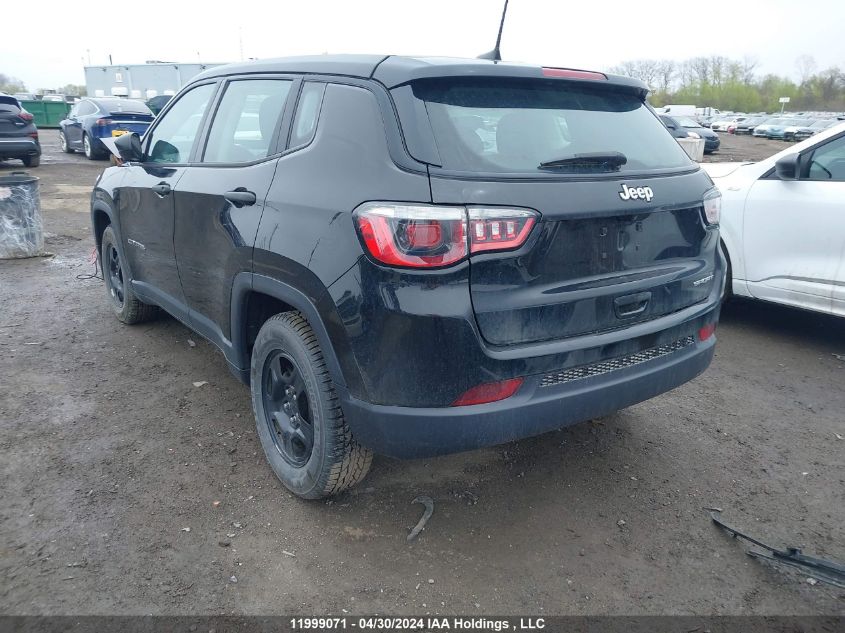 2019 Jeep Compass Sport VIN: 3C4NJCAB8KT762535 Lot: 11999071