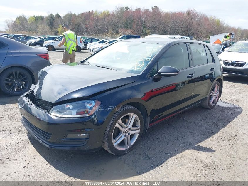 2016 Volkswagen Golf VIN: 3VW217AU7GM058191 Lot: 11999084