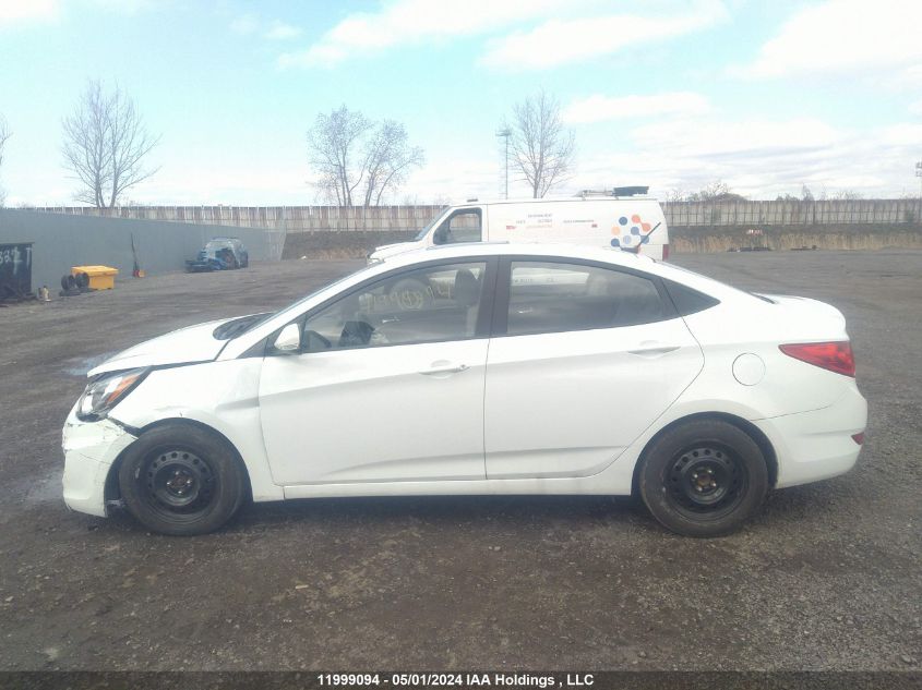 2013 Hyundai Accent Gls/Se VIN: KMHCU4AE6DU381446 Lot: 11999094