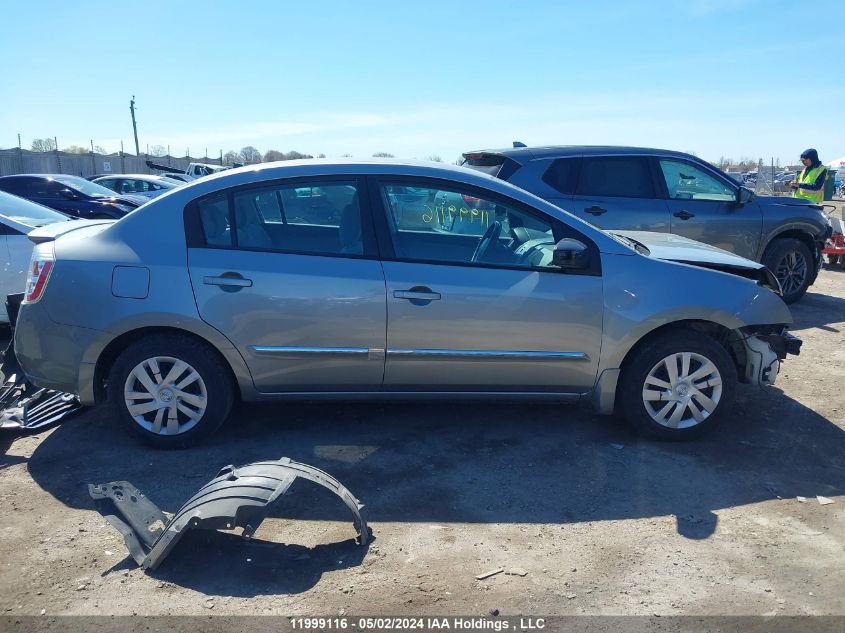 2011 Nissan Sentra 2.0/2.0S/Sr/2.0Sl VIN: 3N1AB6AP7BL600875 Lot: 11999116