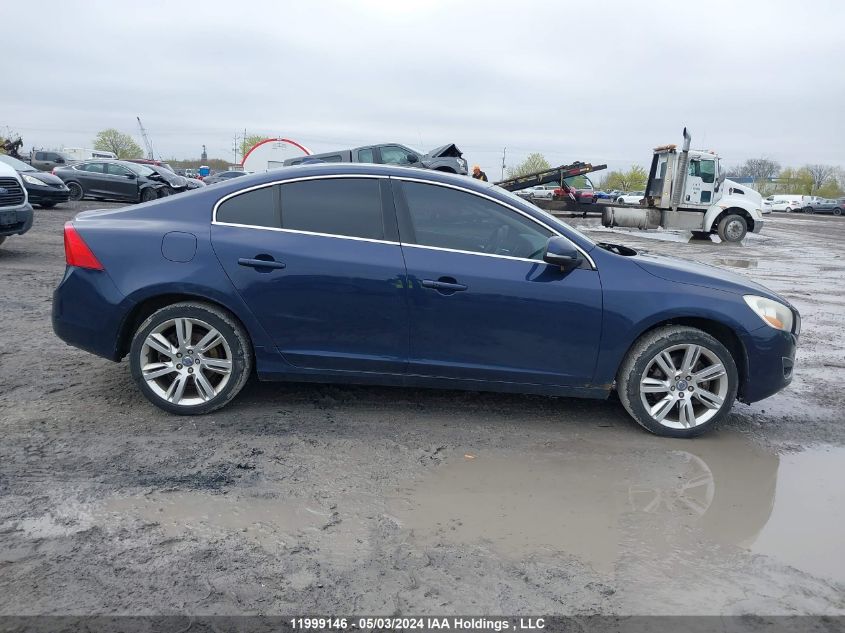 2012 Volvo S60 VIN: YV1622FS8C2030651 Lot: 11999146