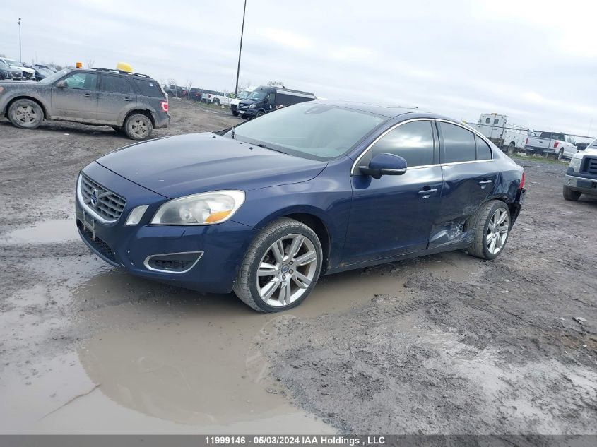 2012 Volvo S60 VIN: YV1622FS8C2030651 Lot: 11999146