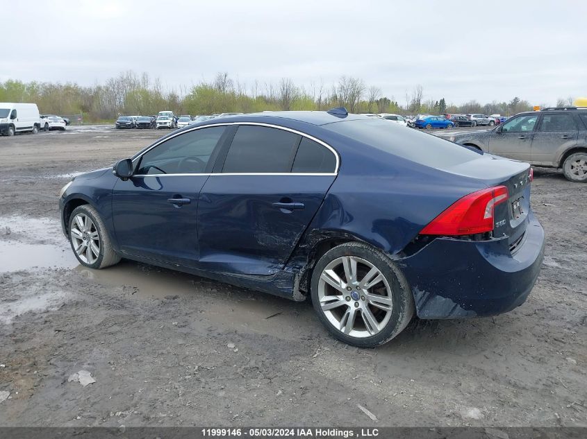 2012 Volvo S60 VIN: YV1622FS8C2030651 Lot: 11999146