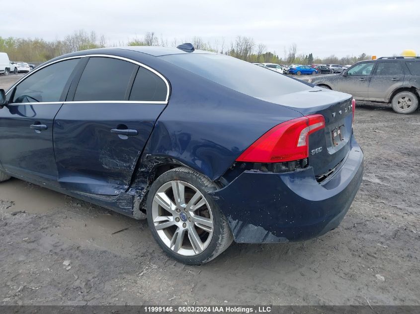 2012 Volvo S60 VIN: YV1622FS8C2030651 Lot: 11999146