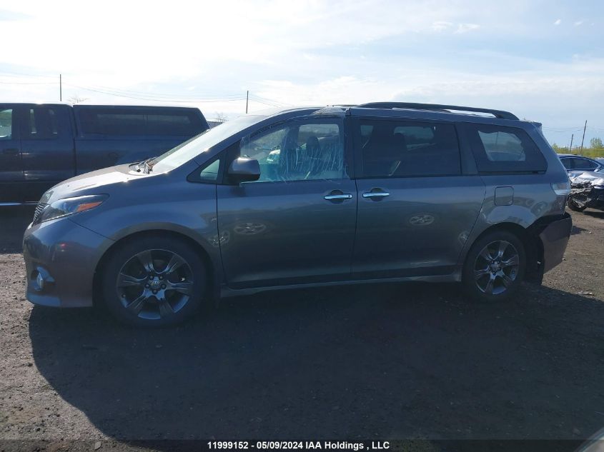 2015 Toyota Sienna VIN: 5TDXK3DC9FS622293 Lot: 11999152