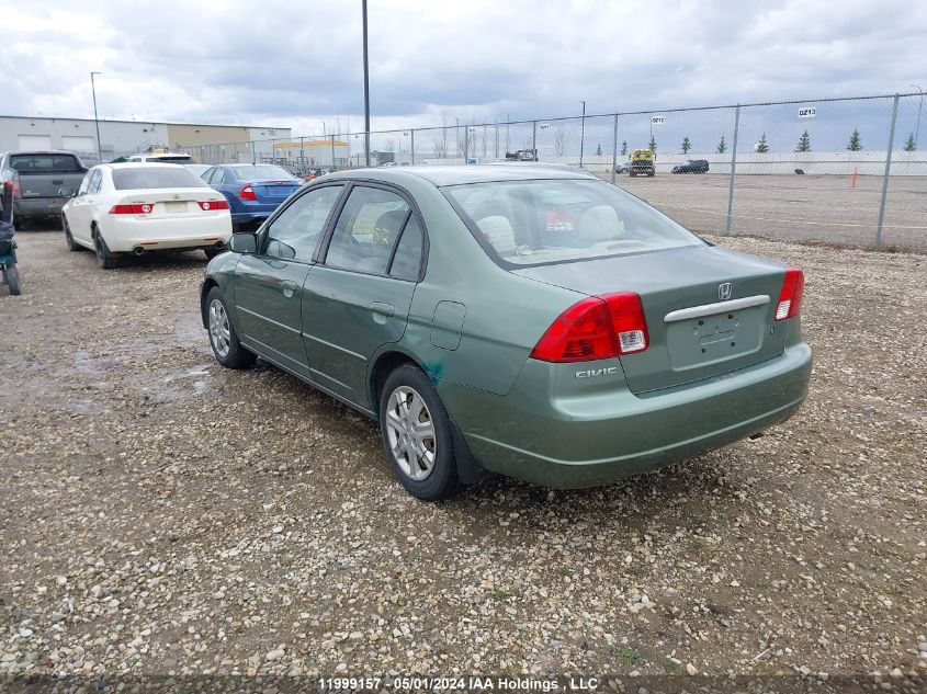 2003 Honda Civic Sdn VIN: 2HGES166X3H919152 Lot: 11999157