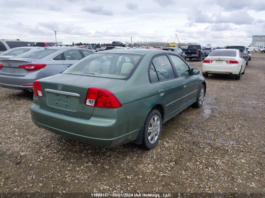 2003 Honda Civic Sdn VIN: 2HGES166X3H919152 Lot: 11999157