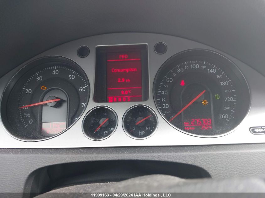 2008 Volkswagen Passat Sedan VIN: WVWAK73C98E229255 Lot: 11999163