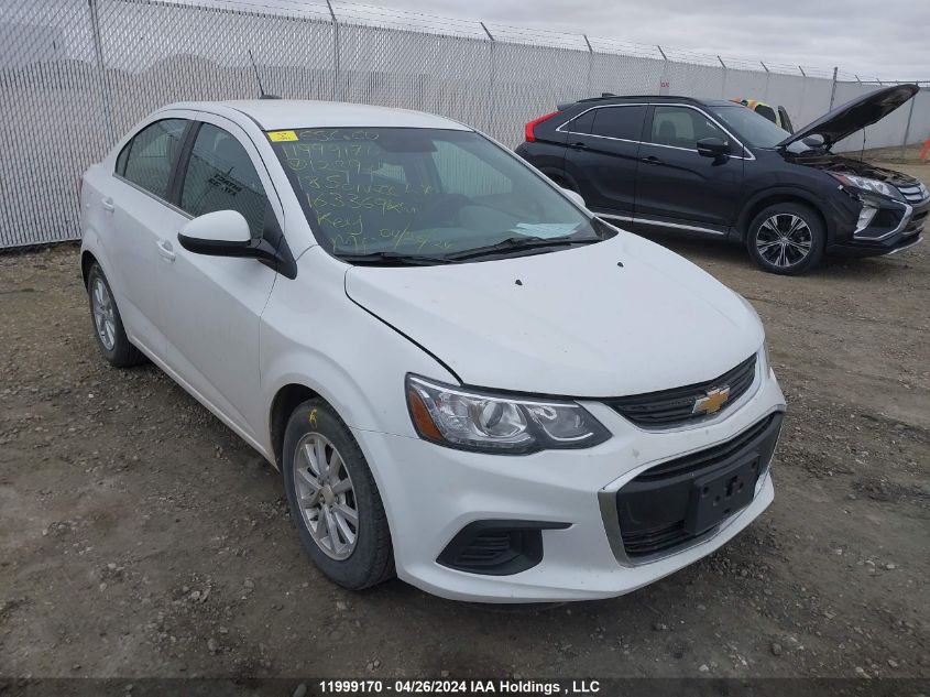 2018 Chevrolet Sonic Lt VIN: 1G1JD5SH3J4123920 Lot: 11999170