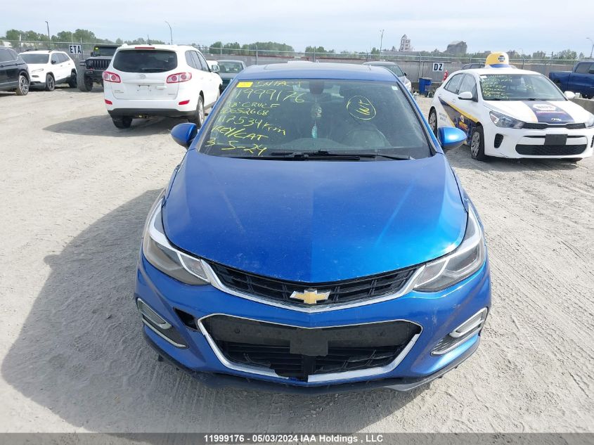 2018 Chevrolet Cruze VIN: 3G1BH6SE6JS652668 Lot: 11999176