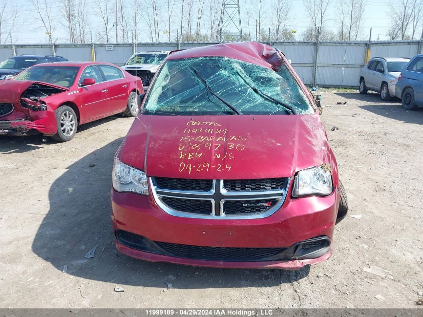 2015 Dodge Grand Caravan Se VIN: 2C4RDGBG8FR669730 Lot: 11999189