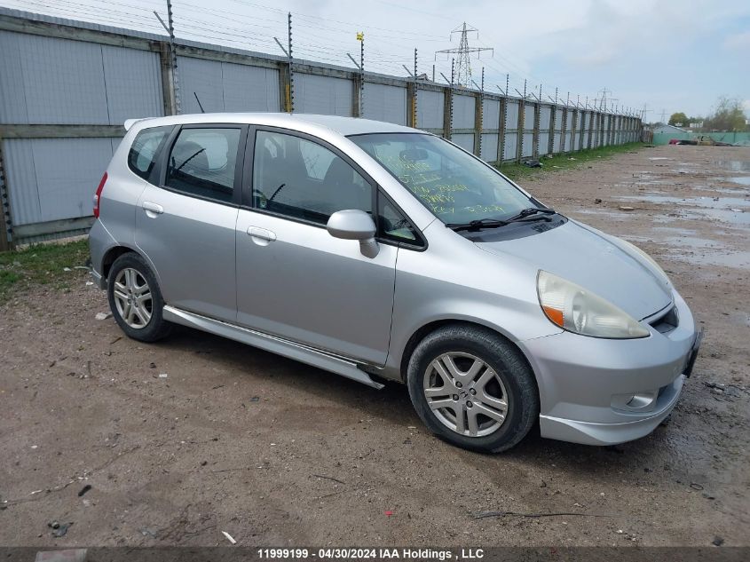2007 Honda Fit VIN: JHMGD38647S803064 Lot: 11999199