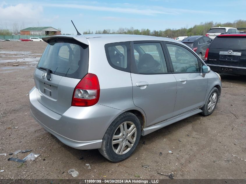 2007 Honda Fit VIN: JHMGD38647S803064 Lot: 11999199