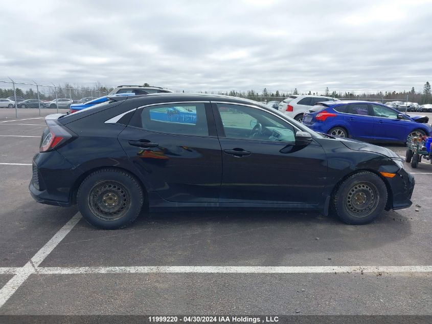 2018 Honda Civic Hatchback VIN: SHHFK7G23JU307765 Lot: 11999220