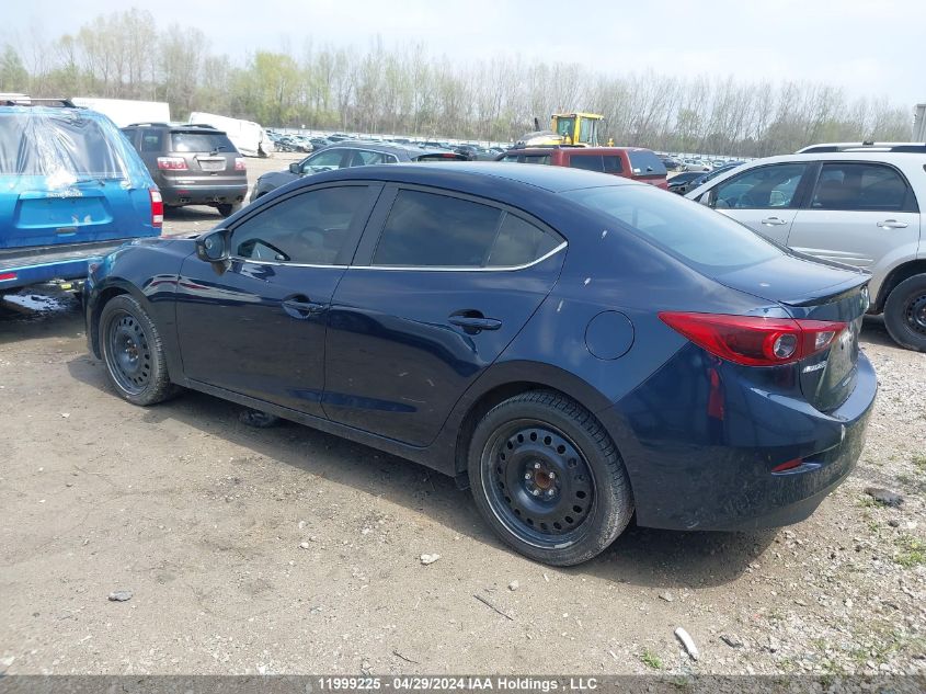 2016 Mazda Mazda3 VIN: JM1BM1W30G1342167 Lot: 11999225