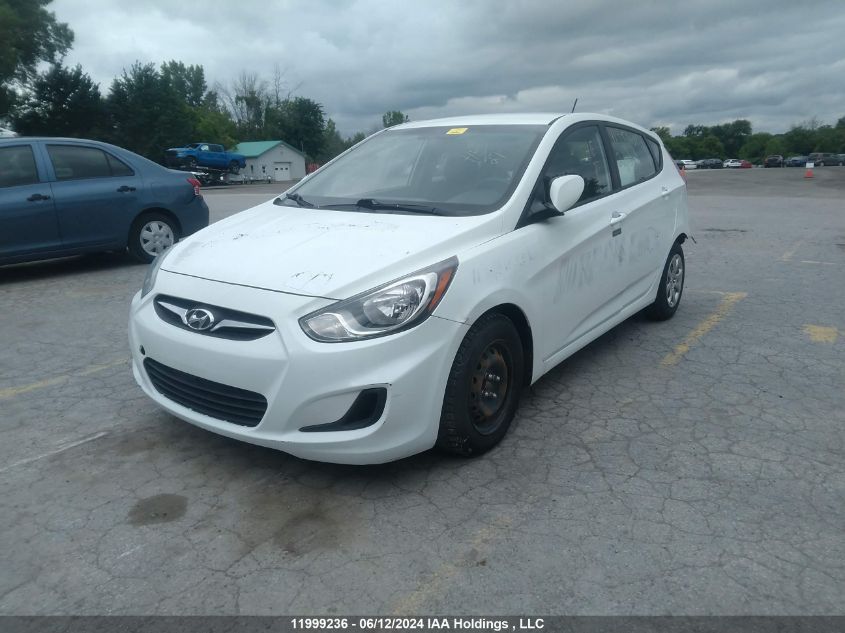 2014 Hyundai Accent Gls/Gs VIN: KMHCT5AE0EU178076 Lot: 11999236