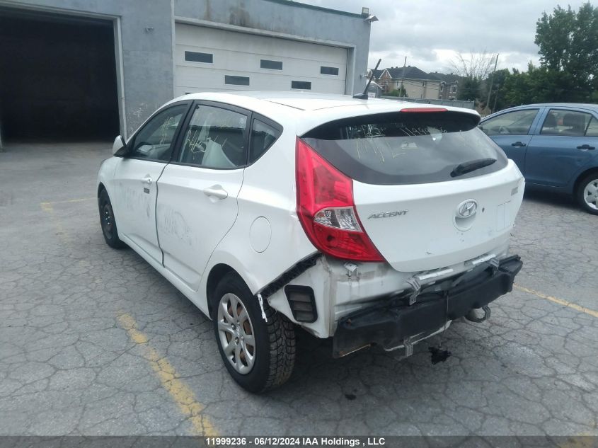 2014 Hyundai Accent Gls/Gs VIN: KMHCT5AE0EU178076 Lot: 11999236