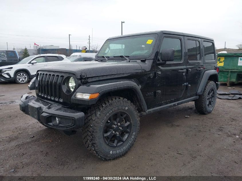 2023 Jeep Wrangler 4-Door Willys VIN: 1C4HJXDN7PW639031 Lot: 11999240