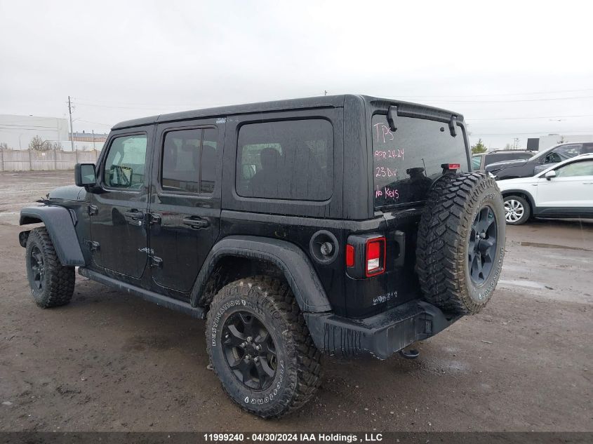 2023 Jeep Wrangler 4-Door Willys VIN: 1C4HJXDN7PW639031 Lot: 11999240