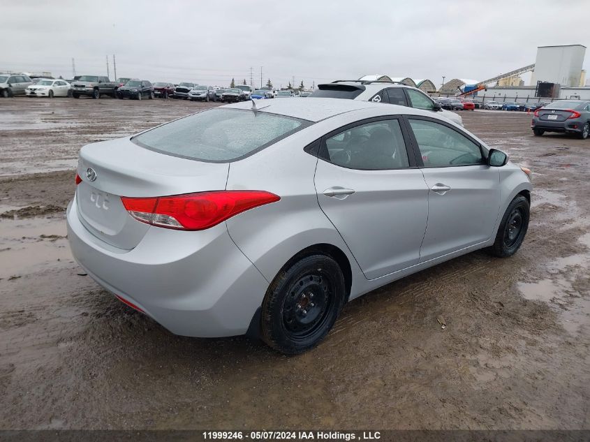 2012 Hyundai Elantra Gls VIN: 5NPDH4AEXCH070723 Lot: 11999246